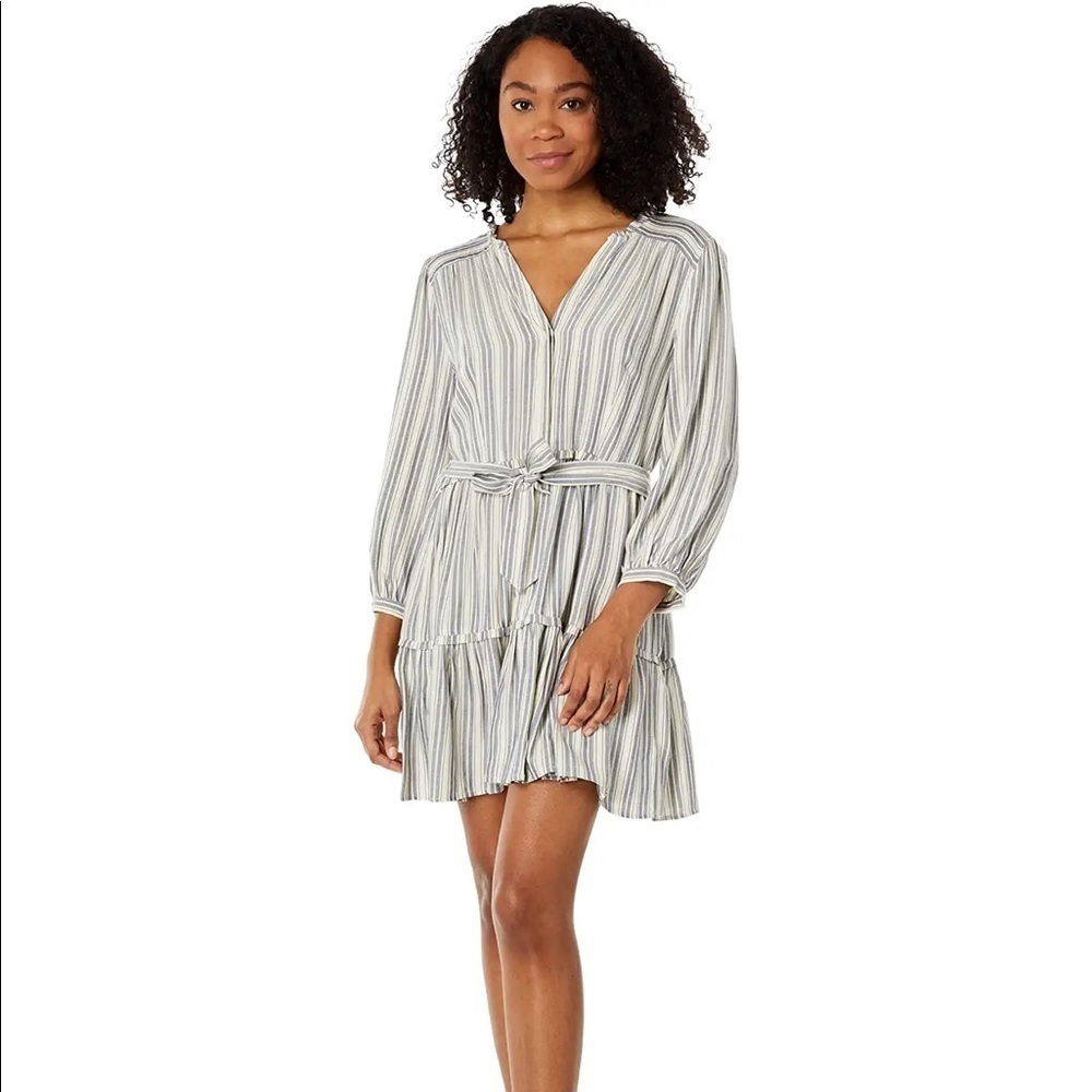 NWT PAIGE Striped Boho Mini Dress Size Small Flowy Vacation Dress